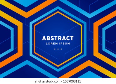 Abstract background template banner design