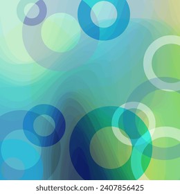 Abstract background template banner. Web design template. Circles.