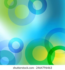 Abstract background template banner. Web design template. Circles.