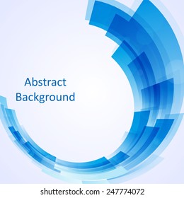 abstract background template with blue shape for your site or presentation