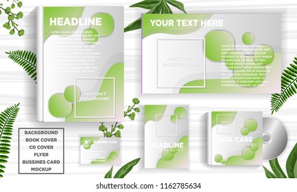 abstract background template for book cover, flyer, business card, disc cover, fluid design element vector illustration download file in eps10