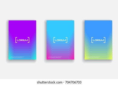 Abstract background template for brochure mockup covers. Geometric pattern. Halftone design 