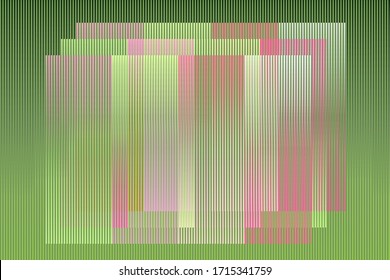 Plantilla de fondo abstracta - textura de negocios contemporánea con formas triangulares y líneas verdes y rosas. Ilustración vectorial.