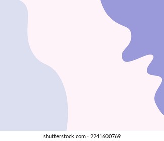 Abstract background template. Contemporary collage with organic shapes and line in pastel colors. for wall framed prints, canvas prints, poster, home decor, cover, wallpaper. Vector Illustration