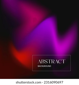 Abstract background template dark design pink and red gradient color