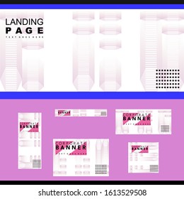 abstract background template decorative with line and polygon concept on white background color. vector