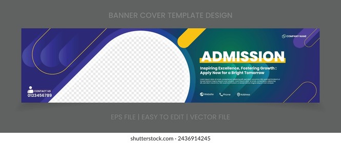 abstract background template design admission.