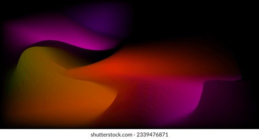 Abstrakte Hintergrund-Vorlage Design hellFarbverlauf-Rosa Farbe auf Schwarz