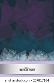 Abstract background template design for cover in vector.