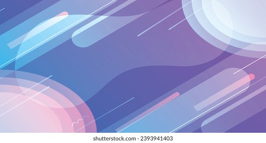 Abstract background template dynamic circle lines light effect