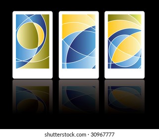 Abstract background template. Editable.