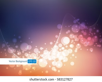 Abstract background template festive defocused in vector for corporate business