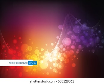 Abstract background template festive defocused in vector for corporate business