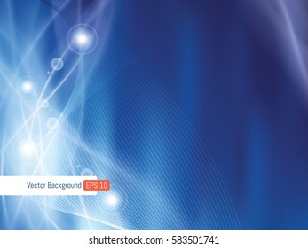 Abstract background template festive defocused rays lights in vector