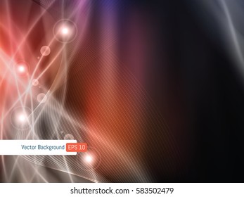 Abstract background template festive defocused rays lights in vector