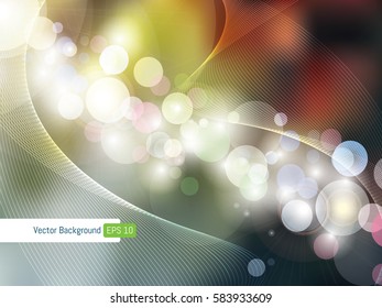 Abstract background template festive defocused in vector for corporate business
