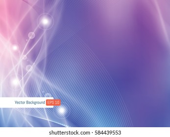 Abstract background template festive defocused rays lights in vector