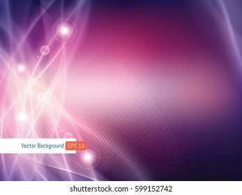 Abstract background template festive defocused rays lights in vector