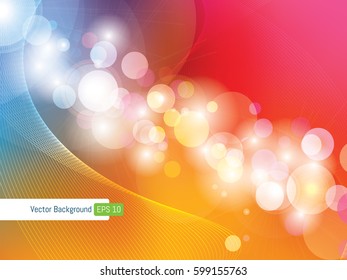 Abstract background template festive defocused in vector for corporate business