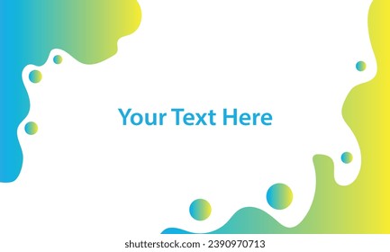 Abstract background template with gradient paint