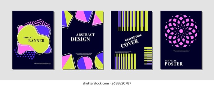 Abstract background  template layout design. This is a  y2k template design creative vector illustration. Design for book cover,brochure,poster,banner,handbill,flyer,marketing,presentation,brand