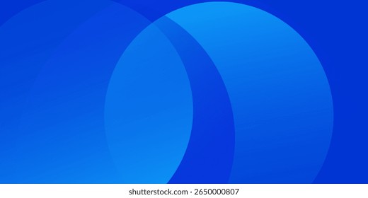 Plantilla de fondo Abstractas con efecto de círculo degradado azul claro y azul adecuado para el fondo. 