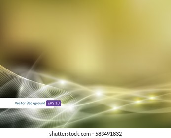 Abstract background template lights defocused in motion in vector
