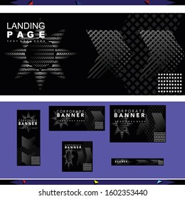 Abstract  background template with line concept on background color