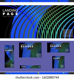 Abstract  background template with line concept on background color
