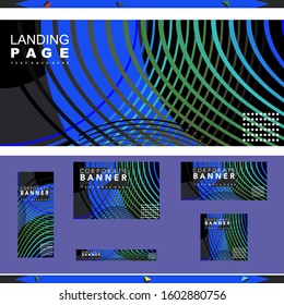 Abstract  background template with line concept on background color