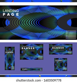 Abstract  background template with line concept on background color
