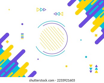 Abstract Background template with liquid fluid shapes and geometric patterns for business website design. Eps10 vector illustration. colorfull background.