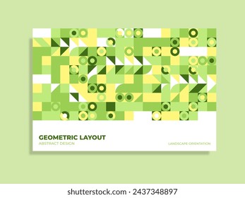 Abstract background template with minimalist design