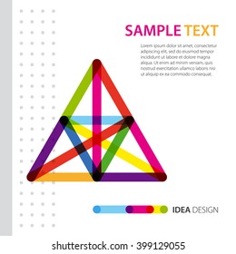 Abstract background template. Modern vector design.