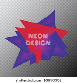 Abstract background template. Paper geometric polygon and triangle shapes explosion. Dynamic colorful backdrop,Vector illustration.