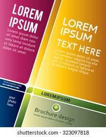 Abstract background template. Poster or flyer