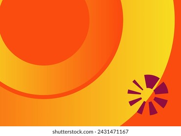 Abstract background template ready to use