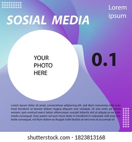 Abstract background template for social media. Perfect to use for online shop, marketplace and others.