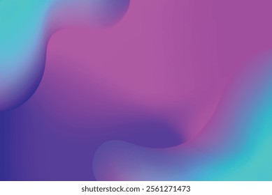 Abstract background template splash liquid 3D shapes and gradient colors in purple and pink. Includes splash fluid elements, 3d illustration, 3d rendering