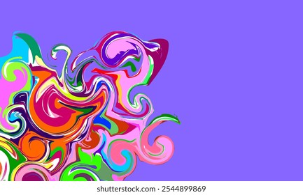DISEÑO Abstractas DEL CONCEPTO DEL ESTILO DE LA PLANTILLA DEL FONDO. ILUSTRACIÓN VECTORIAL, MÁRMOL VIBRANTE. FONDO COLORIDO. ABSTRACCIÓN DE PINTURA PSICODÉLICA. PATRÓN DE MÁRMOL