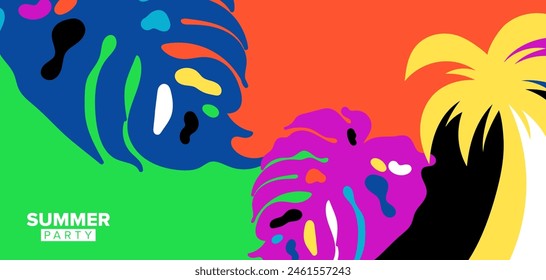 abstract background template for summer collections
