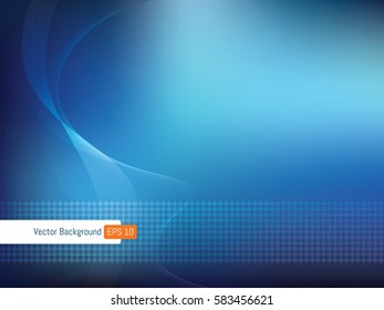 Abstract background template in vector bright wavy shape for corporate business