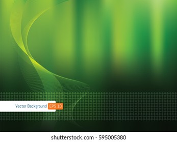 Abstract background template in vector bright wavy shape for corporate business