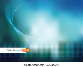 Abstract background template in vector bright wavy shape for corporate business