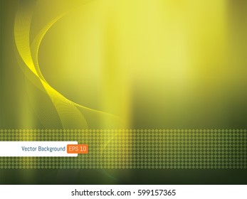 Abstract background template in vector bright wavy shape for corporate business