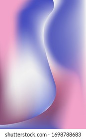 Abstract background template vector  design with 3D  shapes. Gradient illustration with pink, purple, red colors