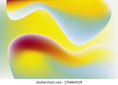 Abstract background template vector  design with 3D  shapes. Gradient illustration.
