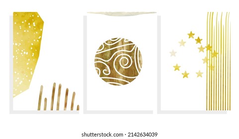 abstract background template  vector set 