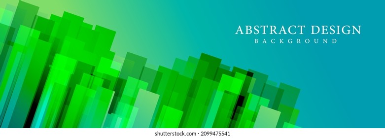 Abstract Background . Templates for your Design . Isolated Vector Illustration green blue background tech abstract digital geometric pattern vector 3d color futuristic straight line