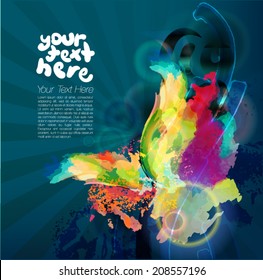 Abstract Background for Text